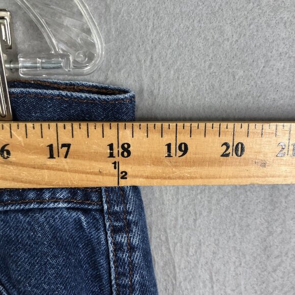 VINTAGE Rocky Mountain Jeans Juniors XL Blue Denim Bareback Western Riding - Picture 3 of 16